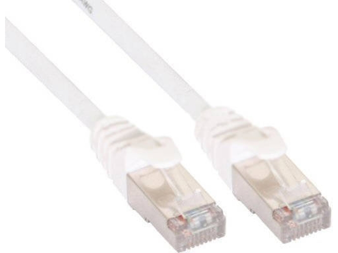 Cable de Red INLINE (RJ45 - Blanco)