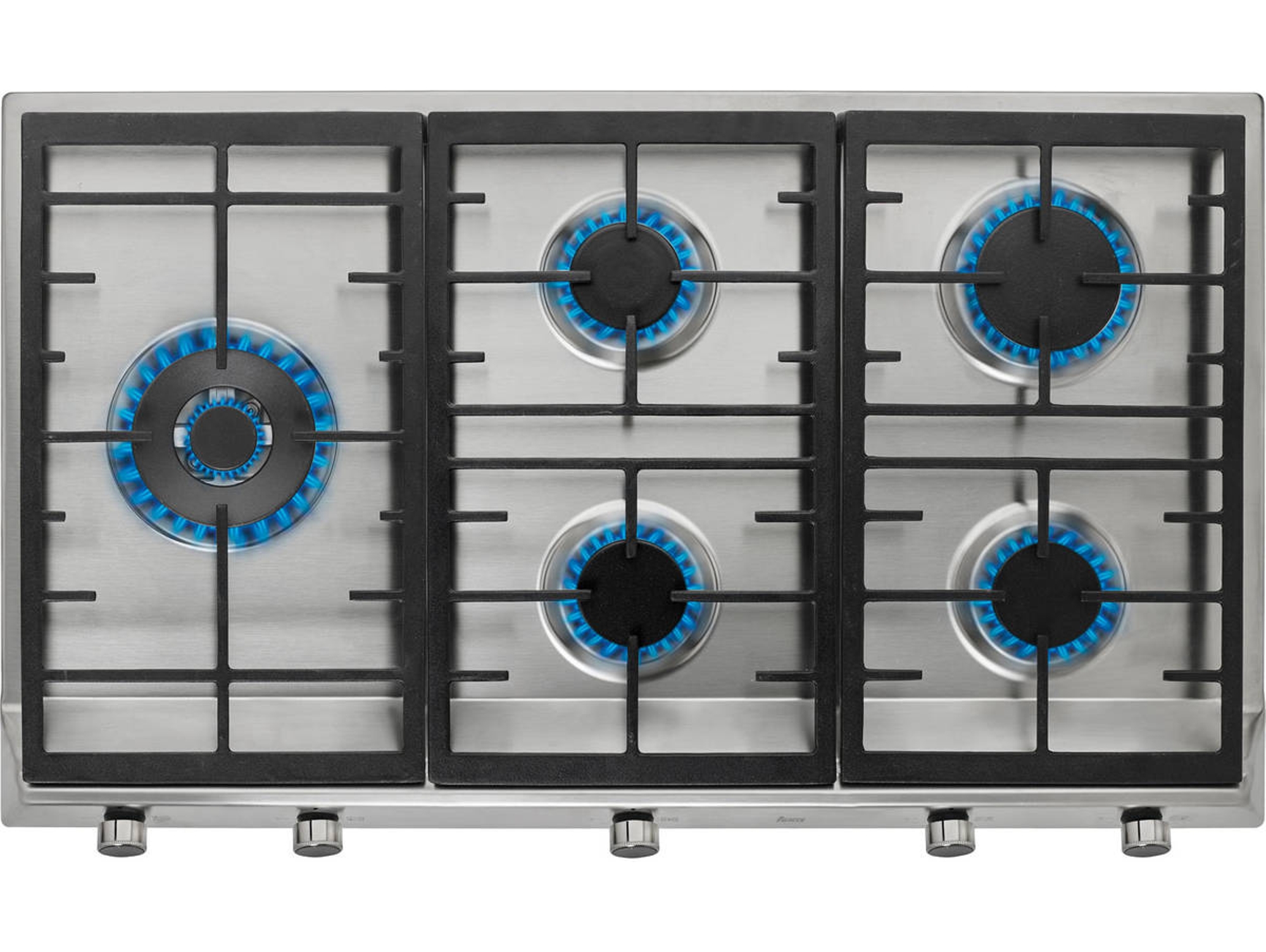 Placa de Gas TEKA EX 90.1 5G AI AL DR CI (Gas Natural - 86 cm - Inox)