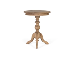 Mesa Auxiliar Solstice De Madera De Mindi 65 Cm X 50 Cm X 50 Cm