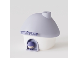 Humidificador Digitallab con forma de hongo de dibujos animados, luces de colores, batería de larga duración, 300 ml (morado)