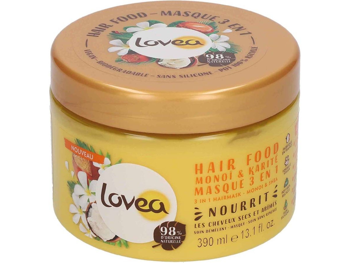 Mascarilla para el Pelo LOVEA Monoi y Karité (390 ml)