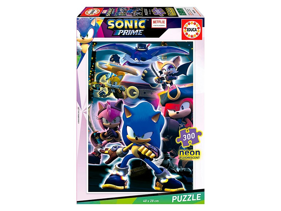 Puzzle EDUCA Sonic Neon (Edad Mínma Recomendada: 8 años)
