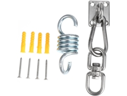 Juego De 2 Accesorios Para Silla/hamaca: Ganchos Resistentes, Mosquetones, Perchas, Perchero.