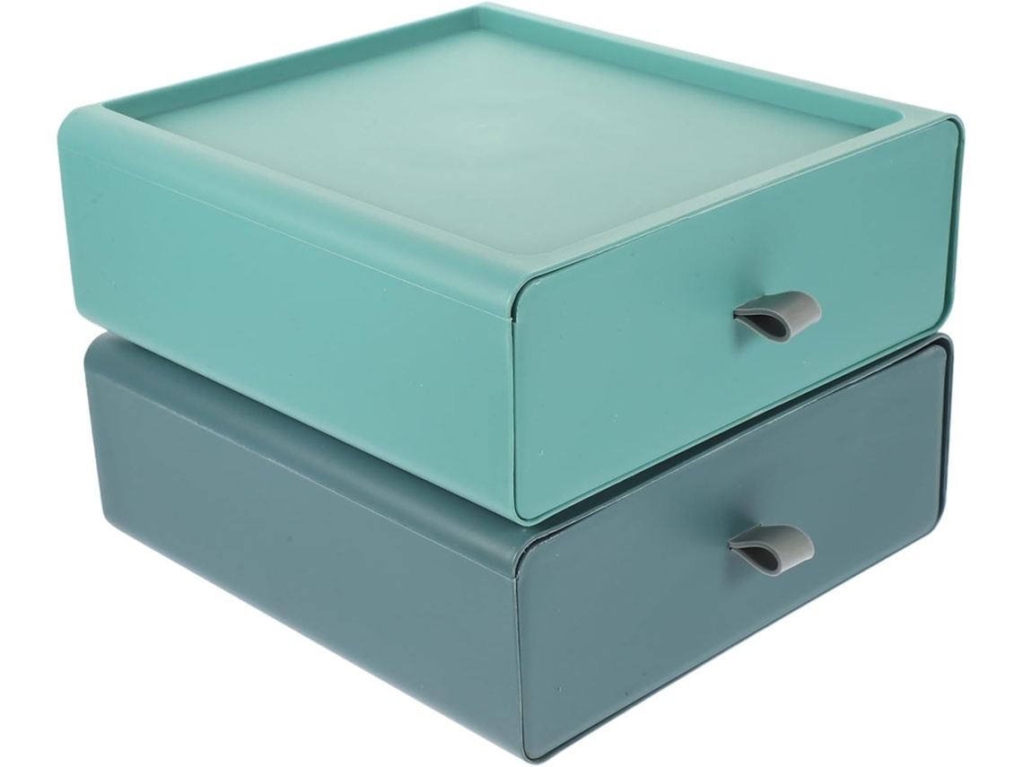 Caja Organizadora De Escritorio De 2 Piezas, Organizador De Maquillaje, Soporte Compacto