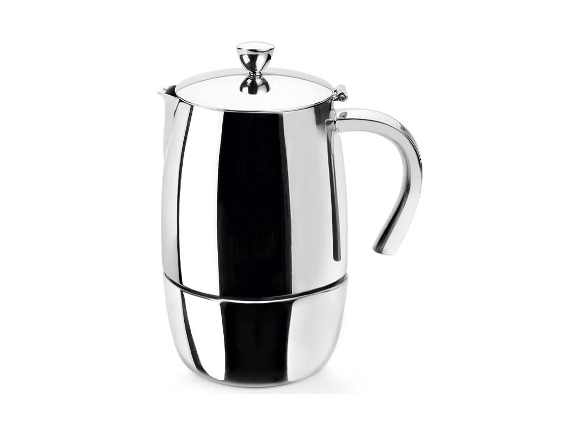 Cafetera Express Luxe Inox Lacor 6 Tazas