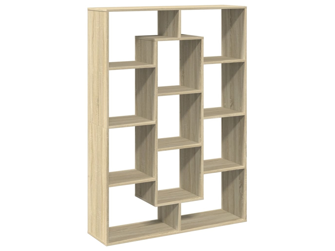 vidaXL Estantería de madera de ingeniería roble Sonoma 102x29x143 cm