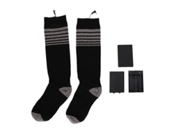 Calcetines térmicos eléctricos para hombres y mujeres, calcetines térmicos con batería y 3 configuraciones de calor para caza, senderismo, acampada, senderismo...