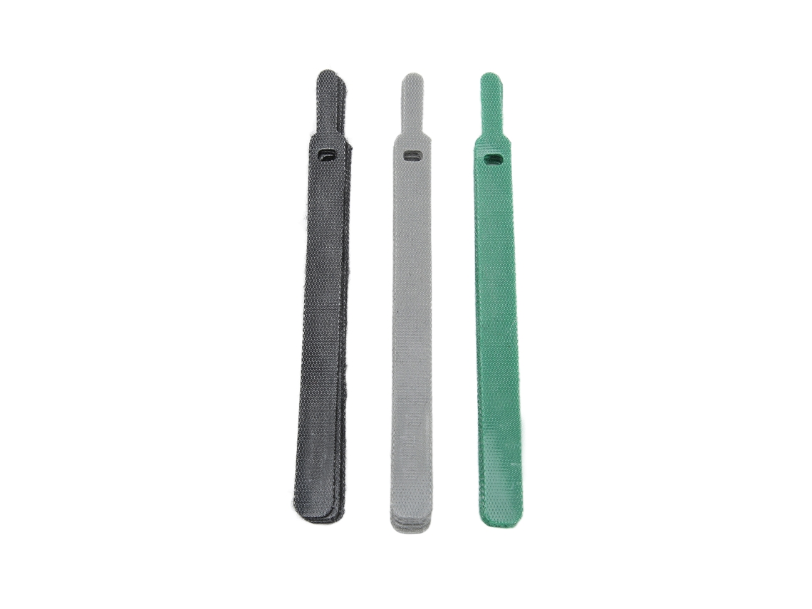 15 Cintas De Sujeción De Nailon Reutilizables Ajustables Para Organizar Cableados (20x1.45cm)