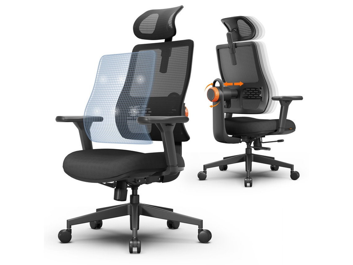 Silla Ergonómica Newtral Magich003 - Soporte Lumbar Adaptable, Reposacabezas Y Profundidad Del Asiento Ajustables - Reposabrazos 3d Inclinables