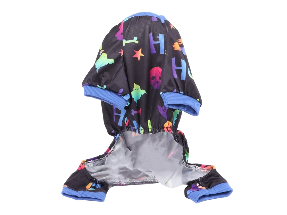 Rebe - Pijama adorável e estiloso de Halloween para cães - Macacão de quatro patas para festas temáticas de Halloween e para dormir em casa.