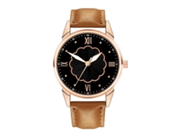 Reloj De Pulsera Analógico Redondo De Cuarzo Para Hombre, Estilo Moderno Y Sencillo.