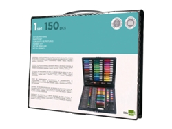 Set de Pintura 150 Piezas en Maleta de Plástico LIDERPAPEL