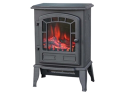 Chimenea eléctrica portátil estilo Mercalor de 1000/2000 W, 230 V CA | Oferta exclusiva de Mercatools