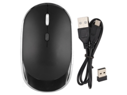 Baoj-2026rato Sem Fio Ultra Fino Silencioso 2 Modos De Carga Conexão 2.4g 3 Dpi Ergonômico Recarregável De 500mah Para Escritório Portátil