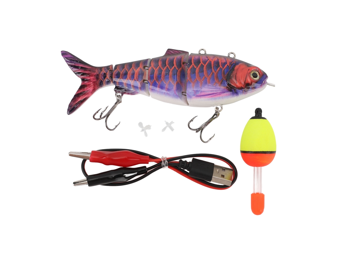 2026rebe-señuelo De Pesca Eléctrico Con Luz Led Y Hélices De Natación Robótica, Multiarticulado Y Recargable Usb Para Agua Dulce Bl 2023