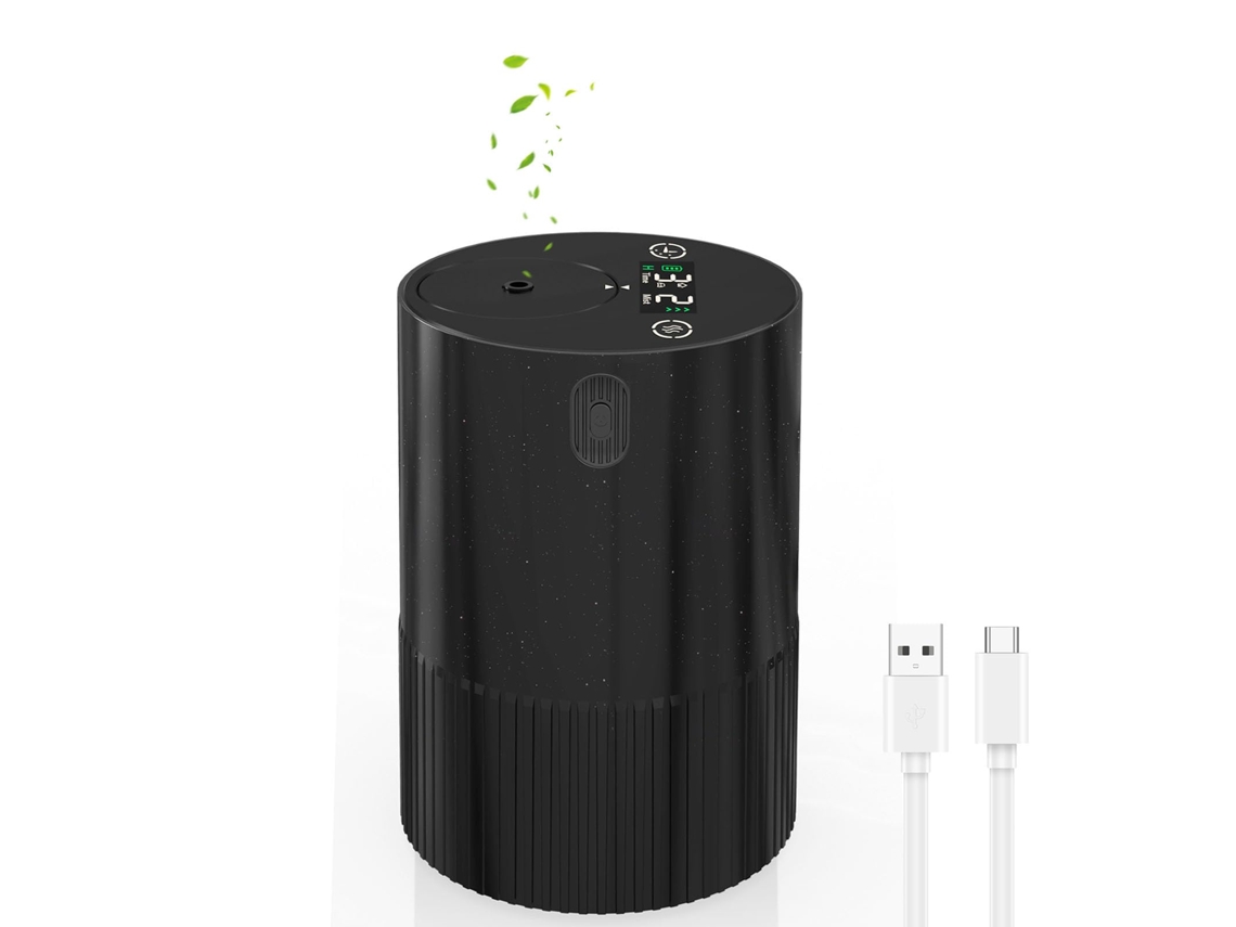 Difusor de aceite sin agua para el hogar, coche, difusores de aceites esenciales recargables por USB, mini difusor eléctrico de aromaterapia CHRONUS