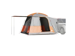 Tienda de campaña impermeable para 4 personas, gris/naranja