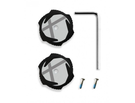 NORTHWAVE Kit De Cierres Zapatillas SLW X-Dial KNOB Blanco-Negro - Repuesto original:Cierre Milimetrico SLW X-DIAL KNOB