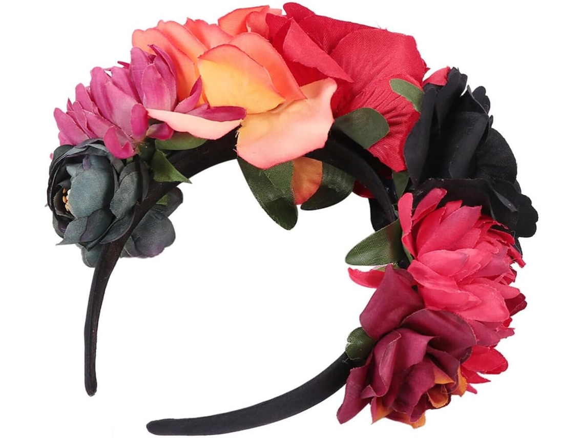 Diadema Pour Cabello Halloween Serre-tête A Fleurs Rosas Coiffe Mujer