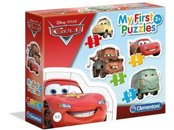 Puzzle CLEMENTONI Cars (3-6-9-12 Piezas)