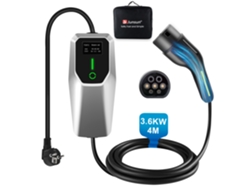 Junsun Carregador De Parede Móvel Ev Tipo 2 De 3,5 Kw 16 A 4 M