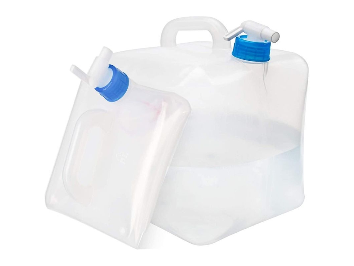 Contenedor De Agua Plegable, Bolsa De Almacenamiento De Agua Portátil Para Acampar, Botella De Transporte