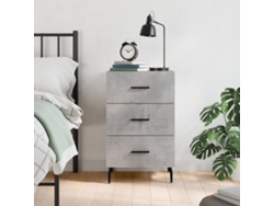 Mesita de Noche 40X40X66 Cm Derivados Madera Gris Sonoma