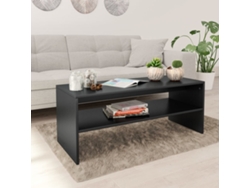 Maison Exclusive - Mesa De Centro De Madera Contrachapada Negro 100x40x40 Cm
