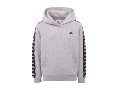 Sudadera KAPPA Hombre (Algodón - Gris - XL)