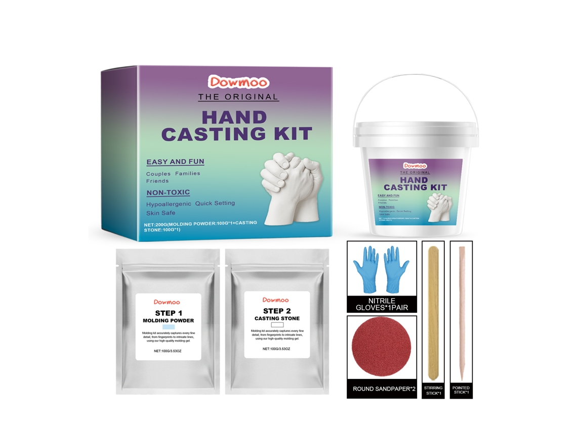 Kit de mascarilla de manos casera en polvo