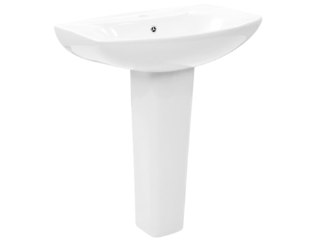 Lavabo de pie de cerámica blanco 650x520x200 mm MAISON EXCLUSIVE