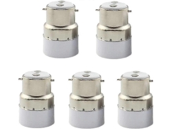 Omni-5 Convertidores De Enchufe B22 A E14 Adaptador De Soportes De Lámpara Para Bombillas Estándar