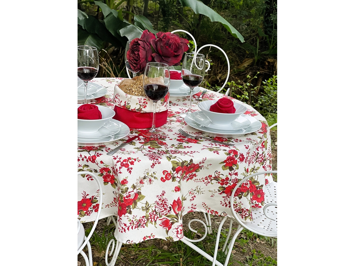 Mantel Redondo ILMH BY I LOVE MY HOME 150cm - Estampado Floral