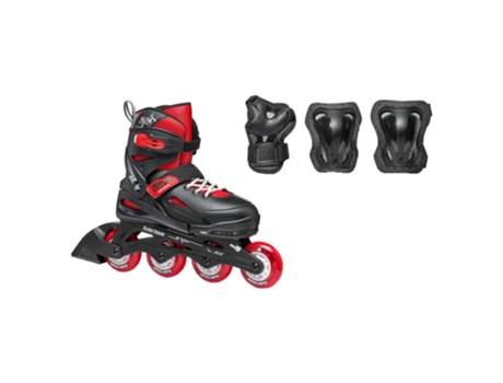 Patina em Linha Fury Combo Vermelho Eu 36 1/2-40 1/2Rollerblade