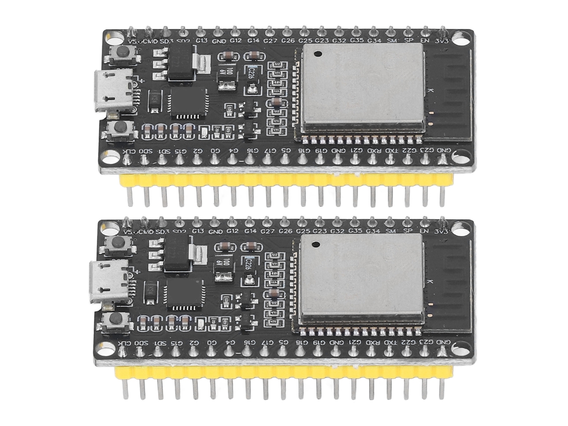 2 Placas De Desarrollo De Módulo Wifi Esp32 De Doble Núcleo A 2,4 Ghz Y 38 Pines