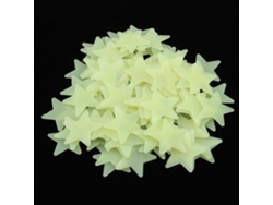 2026-100 Pegatinas De Estrellas Luminosas 3d Para Pared, Decoración Infantil Y Dormitorio Bebé