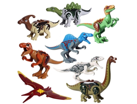 Bloques de Construcción Jurásicos, Dinosaurios Del Mundo Figuras Ladrillos Estilo 5