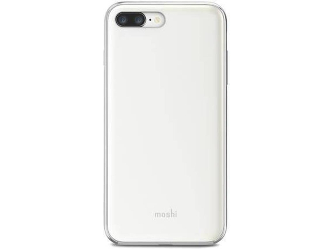 Carcasa iPhone 6 Plus, 6s Plus, 7 Plus, 8 Plus MOSHI iGlaze Blanco