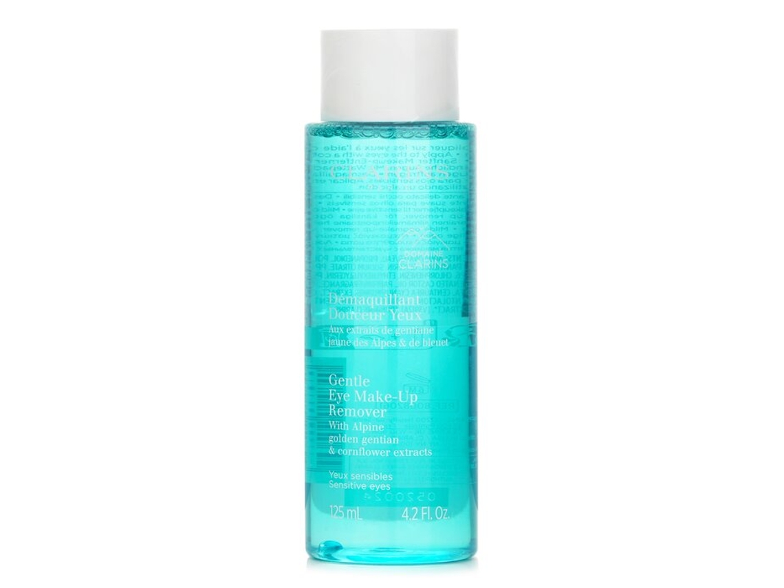 Desmaquillante suave para ojos sensibles, 125 ml (4,2 oz), Clarins (envase aleatorio)