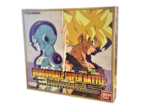 Juego de Mesa BANDAI Battle Premium Set Vol.1 Carddass Dragon Ball Super En (Edad Mínima Recomendada: 8 Años)