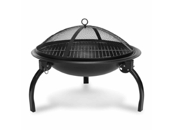 Lareira De Jardín Fieldmann Fzg 1020 De Acero 54,5 Cm Negra