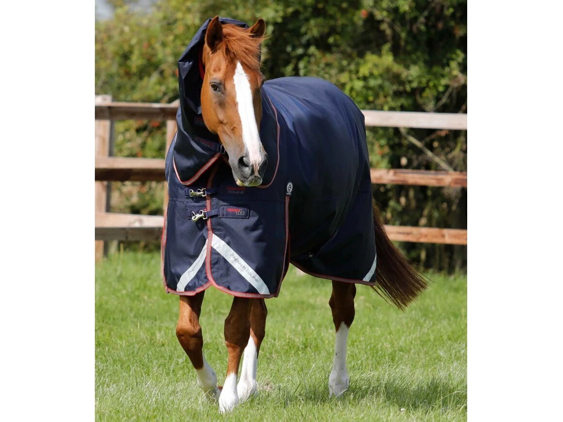 Manta de exterior para caballos con cubrecuello PREMIER EQUINE Titan Trio Complete