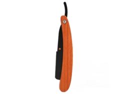 Navaja De Barbear Recta Con Hoja Reemplazable Y Mango De Madera Para Afeitar Barba Vintage