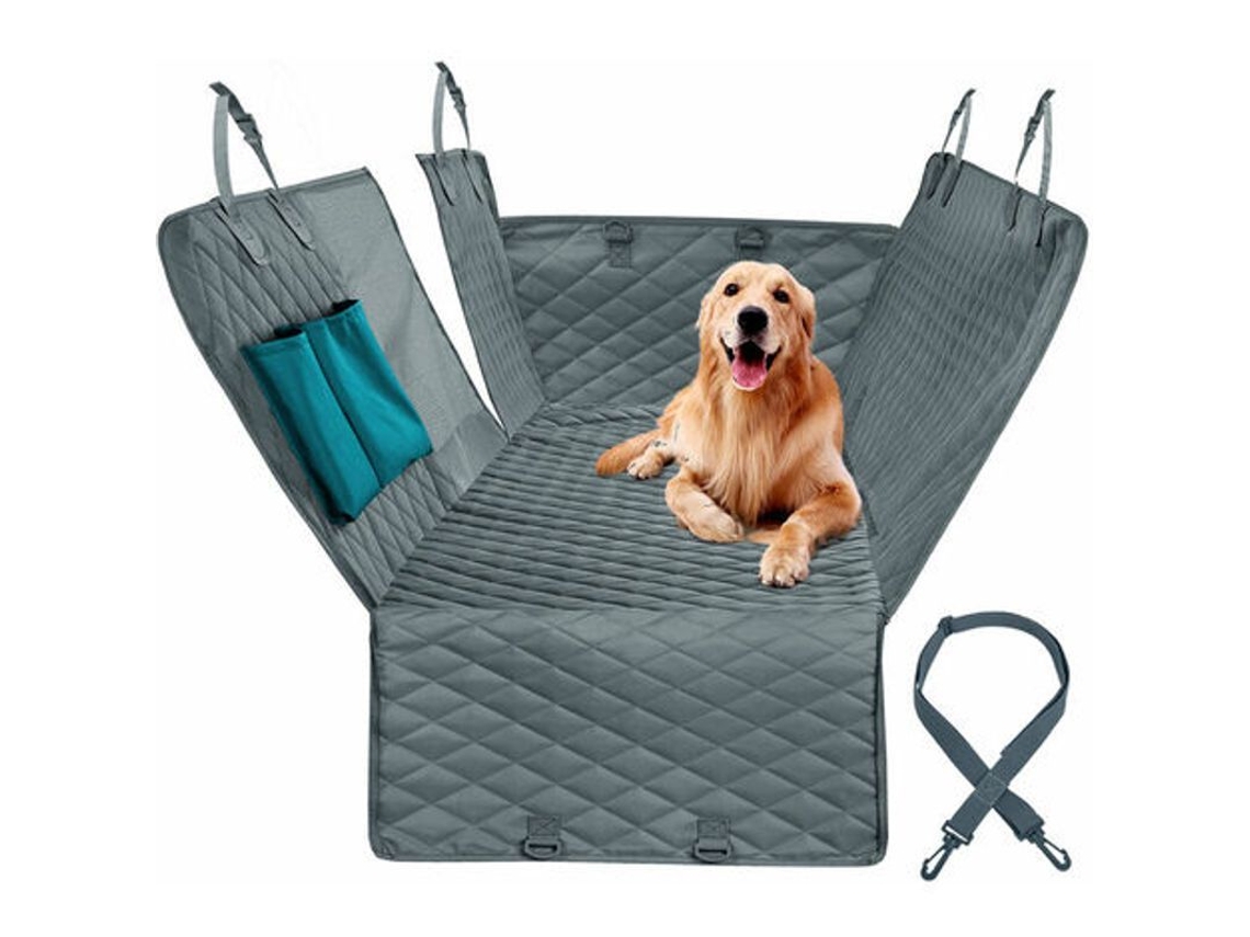 Manta Para Coche De Mascotas Oxford Cloth Impermeable Para Perros Gris 153x143cm