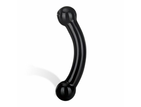 Dildo De Vidro Preto Double Bull Glas E25400