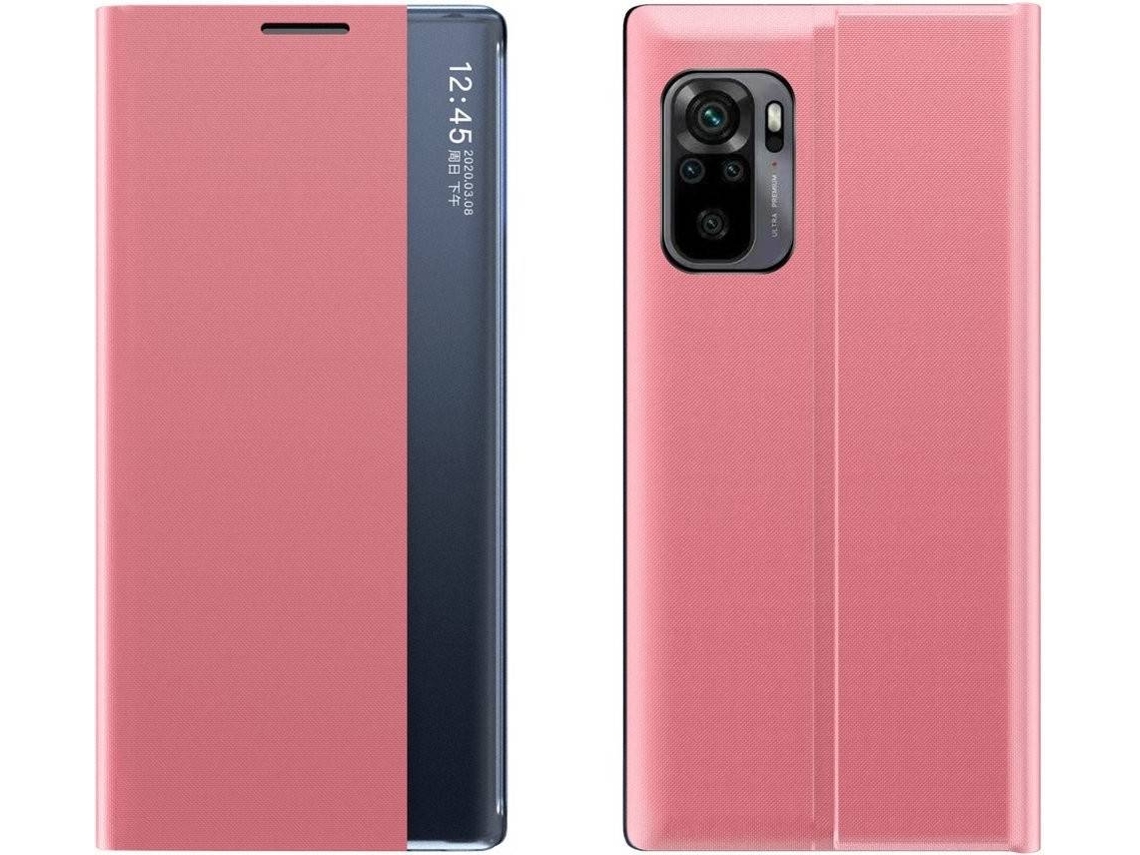 Funda Xiaomi Redmi K40/K40 Pro/K40 Pro Plus/Poco F3 LMOBILE Smart Window (Rosa)