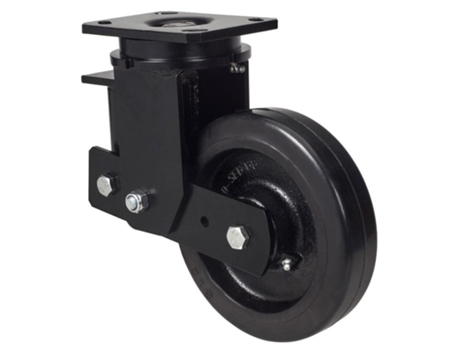 Rueda giratora placa(ancha)10hlsba250-hgb suspension goma negra natural bolas ALEX