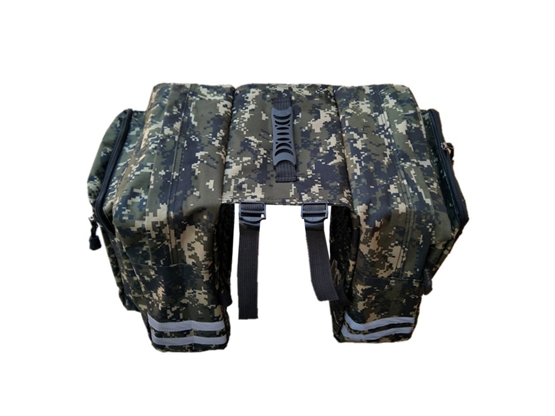 Bolsa De Asiento Trasero Para Bicicleta, Bolsa De Portaequipajes Doble, Bolsa De Compras Para Bicicleta