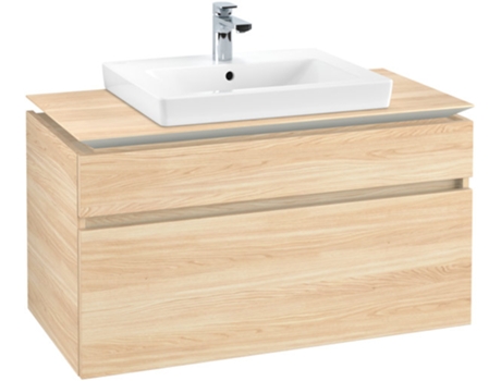 Módulo de lavabo Villeroy &amp Boch Legato B604 1000x550x500mm centrado en el lavabo