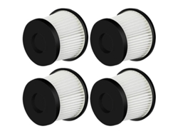 Paquete de 4 filtros de repuesto para aspiradoras inalámbricas Whirlpool.